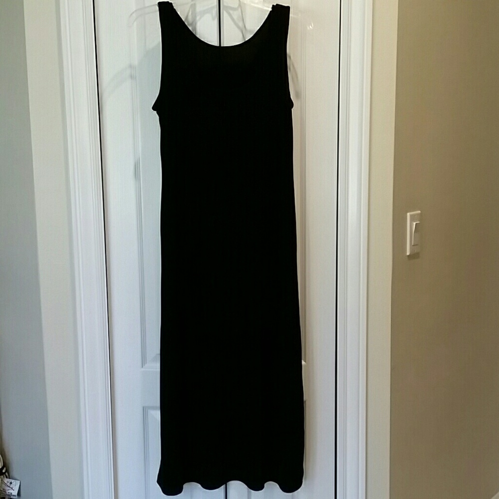 Zara Black maxi dress sz s