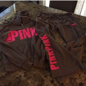 PINK Victoria secret sweat suit