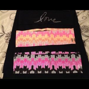 NWOT Lot of 3 VS Bootcut Yoga Pants