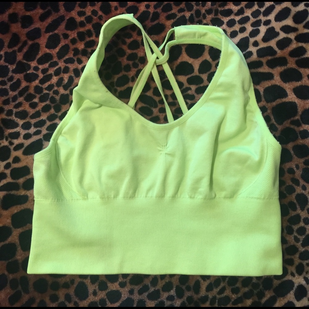 Athletic sports bra.