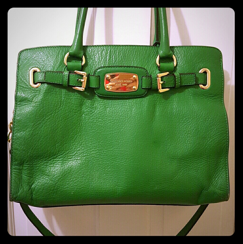 Green Michael Kors bag