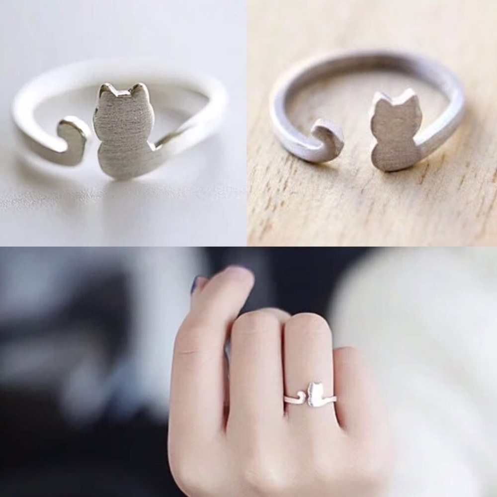 New! ⭐️ Kitty cat 🐱 lovers ❤️ snuggle ring 💍