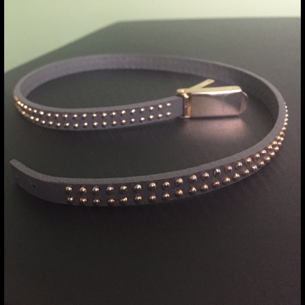 gold studded 'animal' collar choker or bracelet
