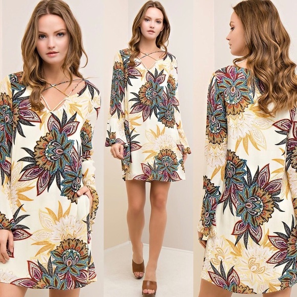 🍋Sophisticated Lemon Shift Dress/Tunic - Picture 2 of 3