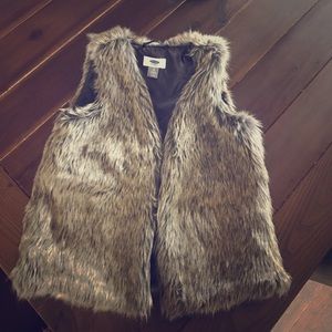 Girls fur Vest