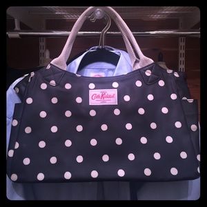 Cath Kidston Bag Navy with white polka dots 👜