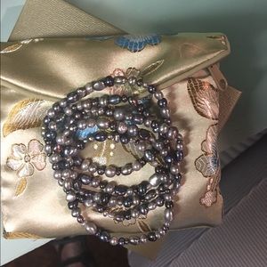 Gray honora pearl bracelets