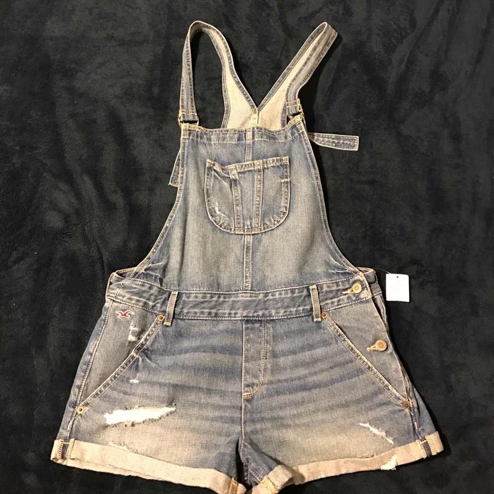 🔥🔥SALE🔥🔥 HOLLISTER Overalls Girls Large NWT