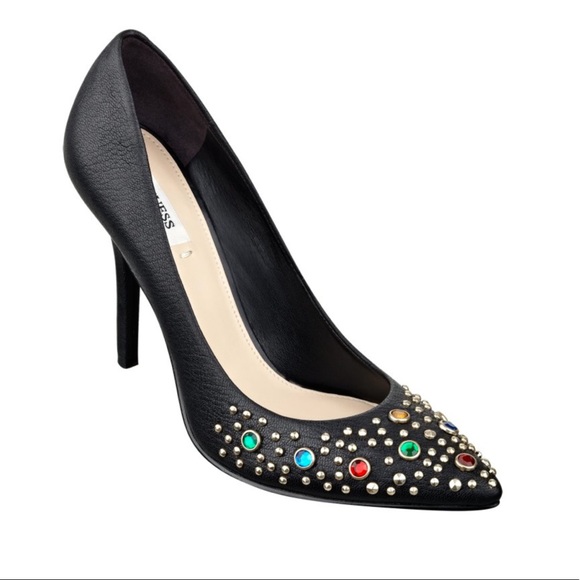 NWB Guess Black Leather Pumps - Picture 5 of 5