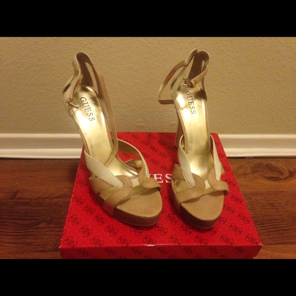 Guess Heels tan/nude - Picture 3 of 4