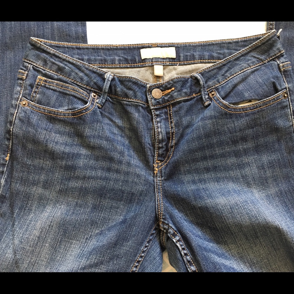 Banana Republic boot cut jeans.
