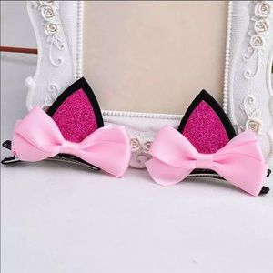 NEW ⭐️ Light pink bows kitty cat 🐱 ears!