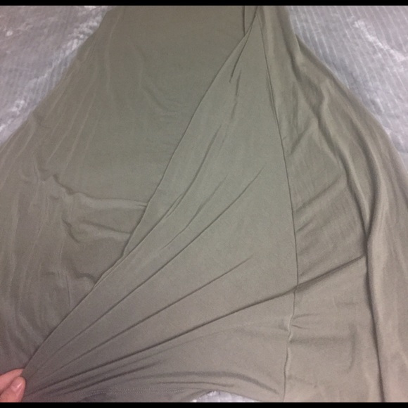 Olive Sleeveless Dress - Picture 4 of 5