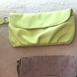 Lime Green Clutch