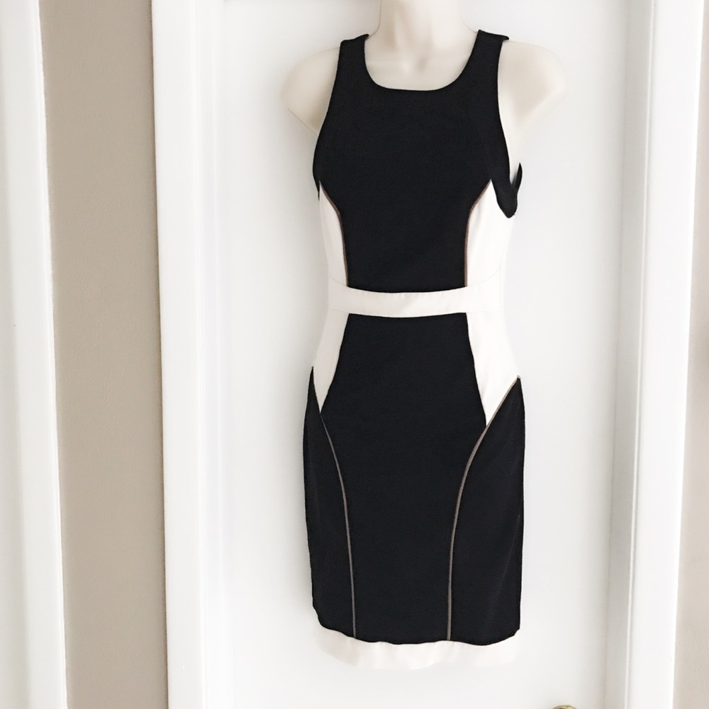 Cute black classic dress worn 2