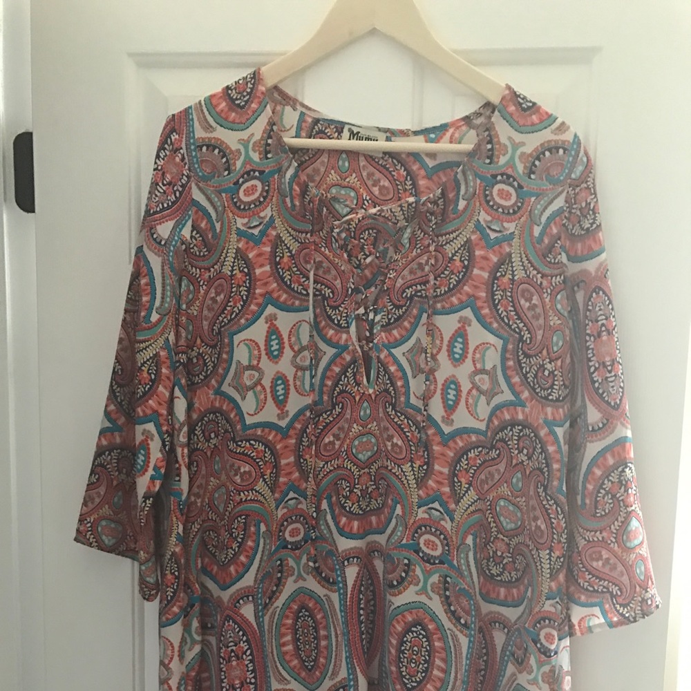 Show Me Your Mumu - LuLu Lace Up Tunic - Size L