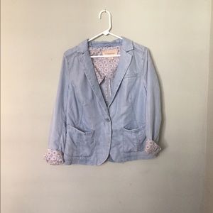 Pilcro soft denim blazer