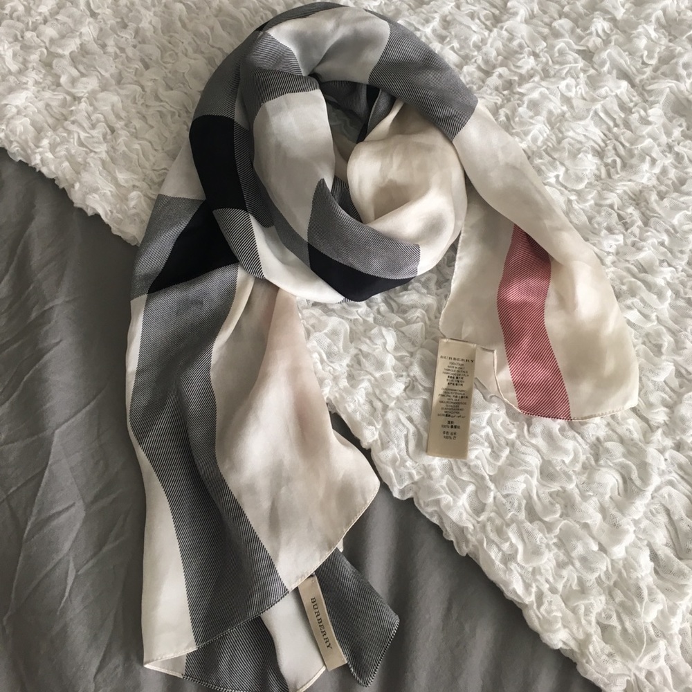 Burberry silk scarf