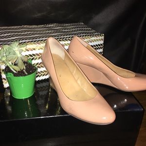 J. CREW Pink patent leather pumps👠