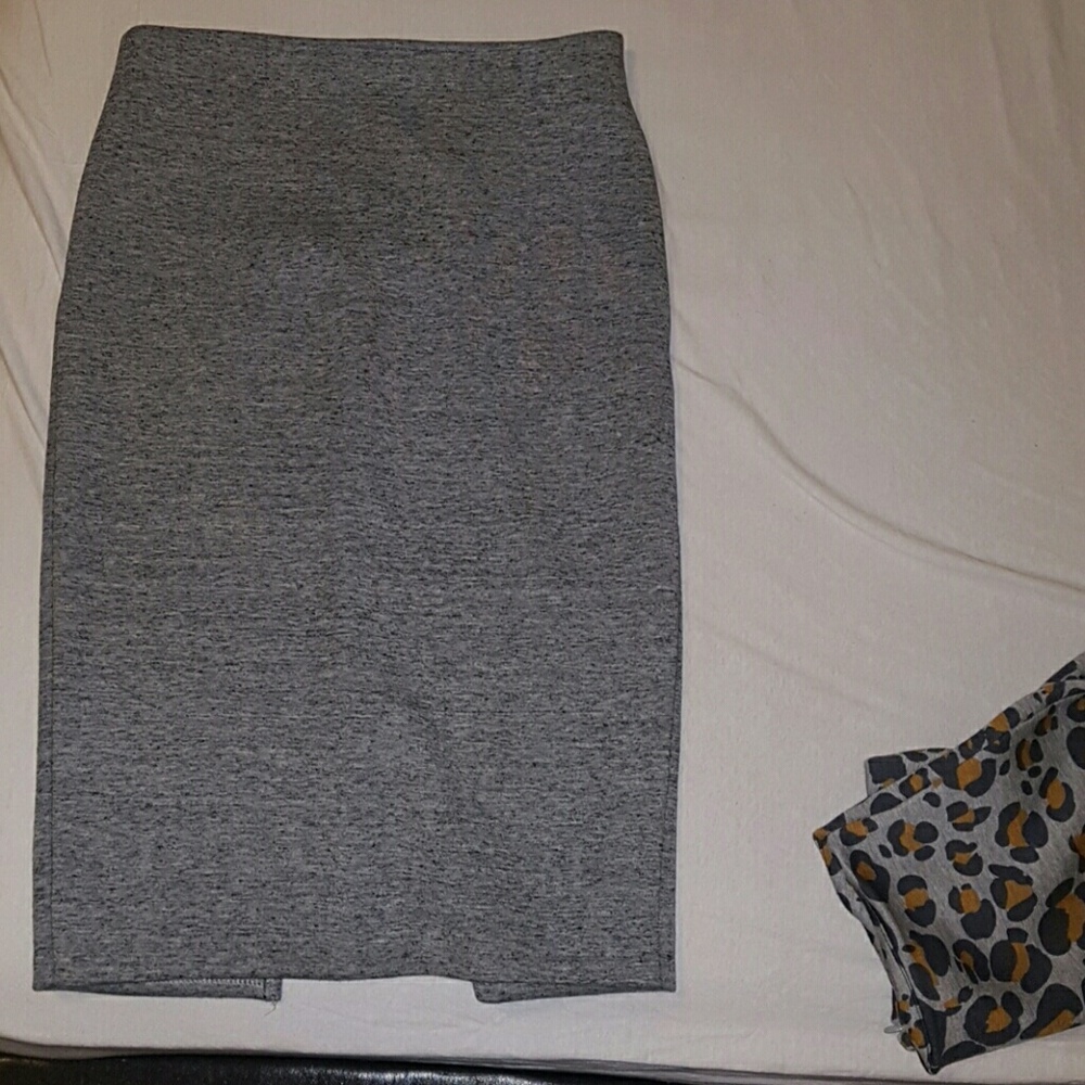 H&M midi pencil skirt