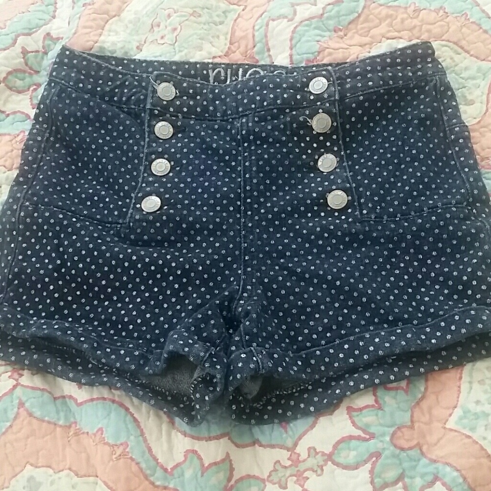 High waisted shorts