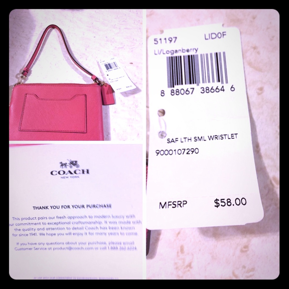 Coach wristlet