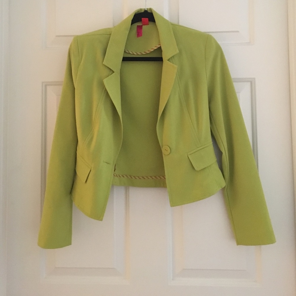 Lime green blazer