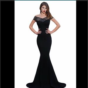 Black gown