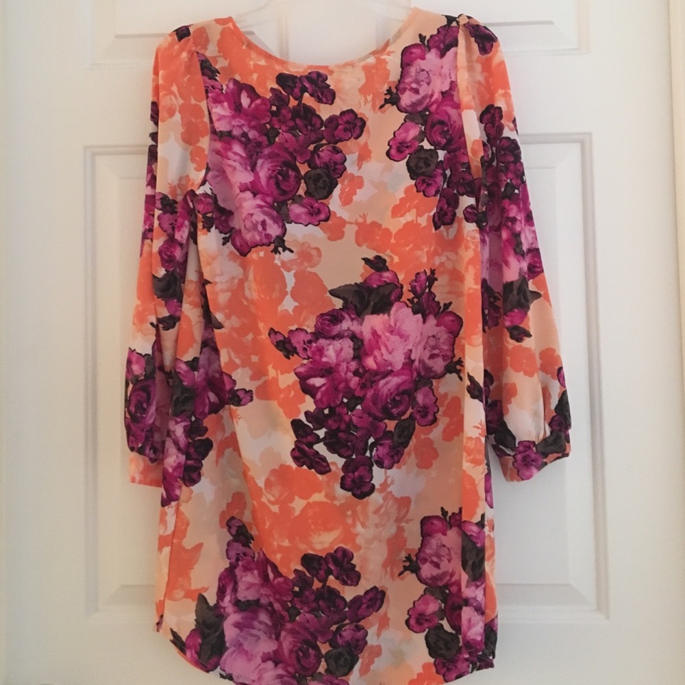 Floral Shift Dress