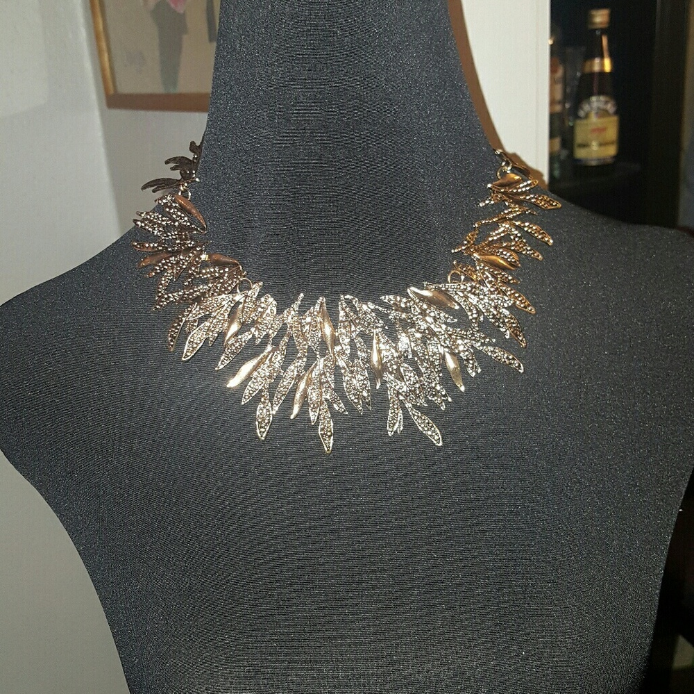 subtle gold tone statement piece
