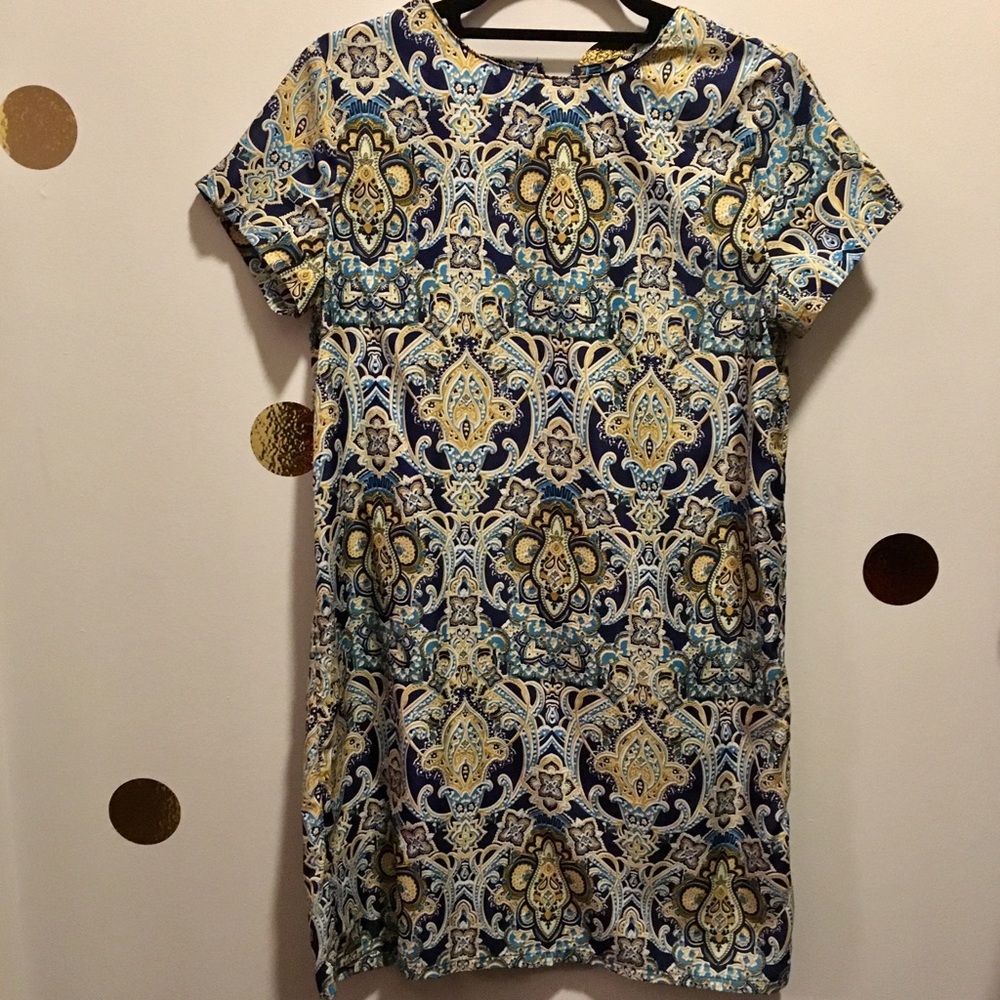 Beautiful Print Shift Dress