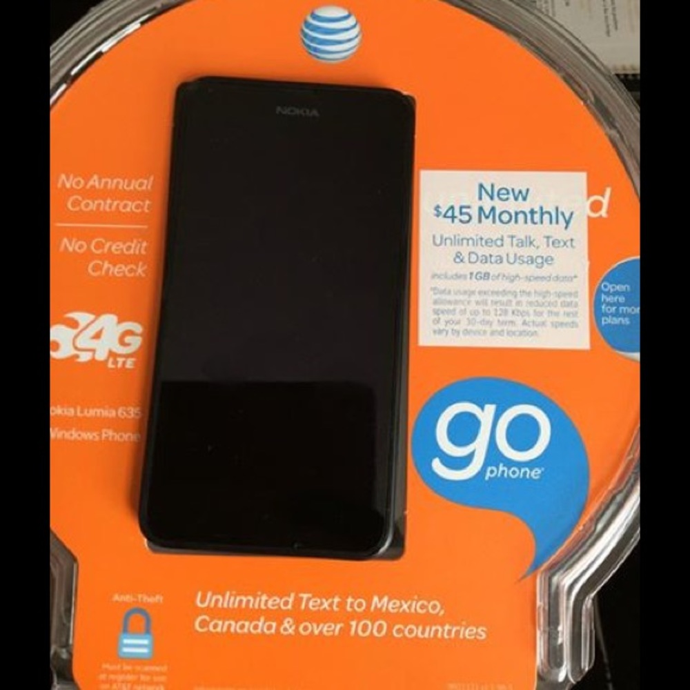 AT&T Nokia Lumia 635 cell phone