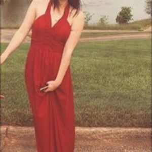 Red prom dress