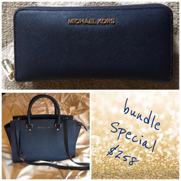 Michael Kors SELMA large leather satchel - Picture 6 of 6