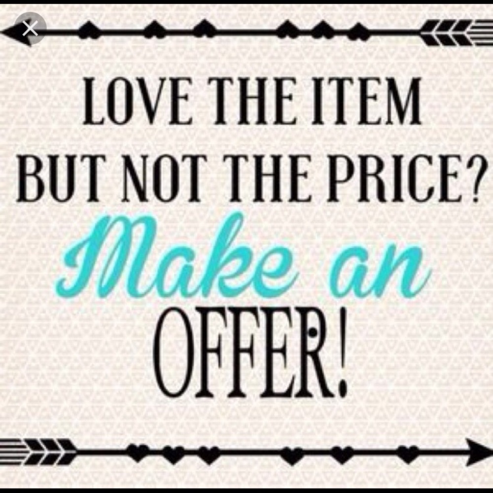 I am open to all reasonable offers! 😊