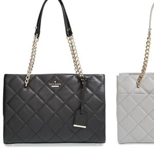 Black quilted Kate Spade crossbody