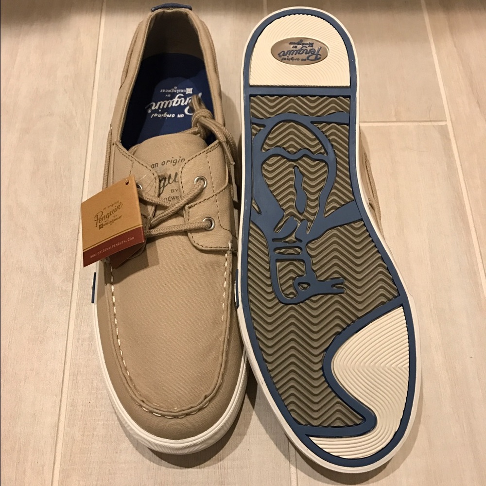 SOLD!! ⛔️ Men's Penguin 🐧 Boat Shoes size 11 nwt