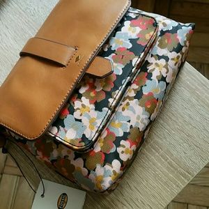 Fossil Floral Crossbody Bag