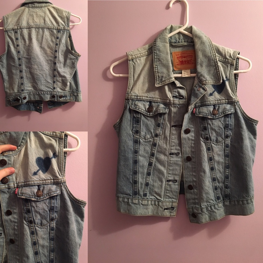Levi denim vest