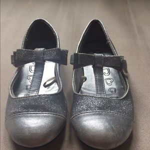 Children's Place Silver Sparkle Shoes
