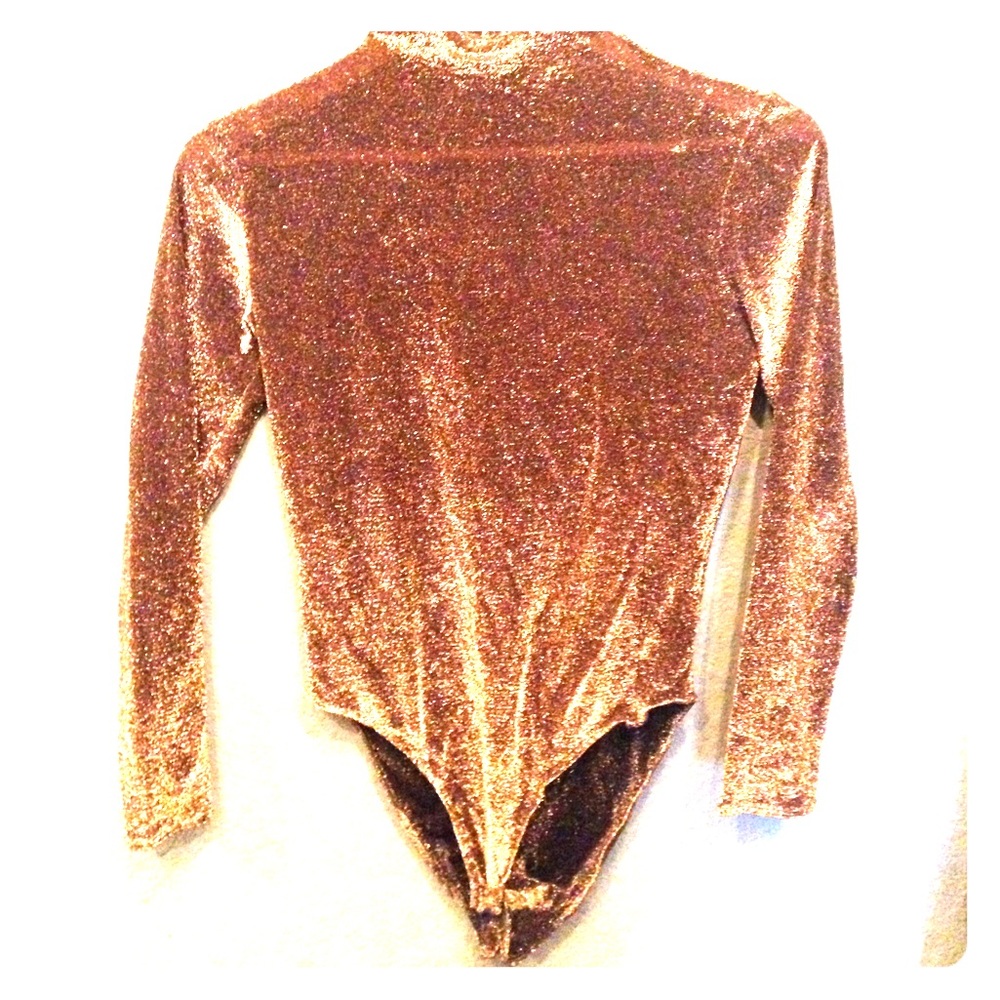 Gold Glitter Bodysuit! Gem