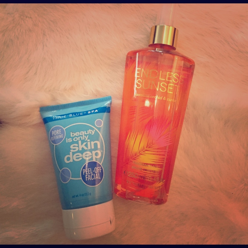 VS body mist, B&BW Facial