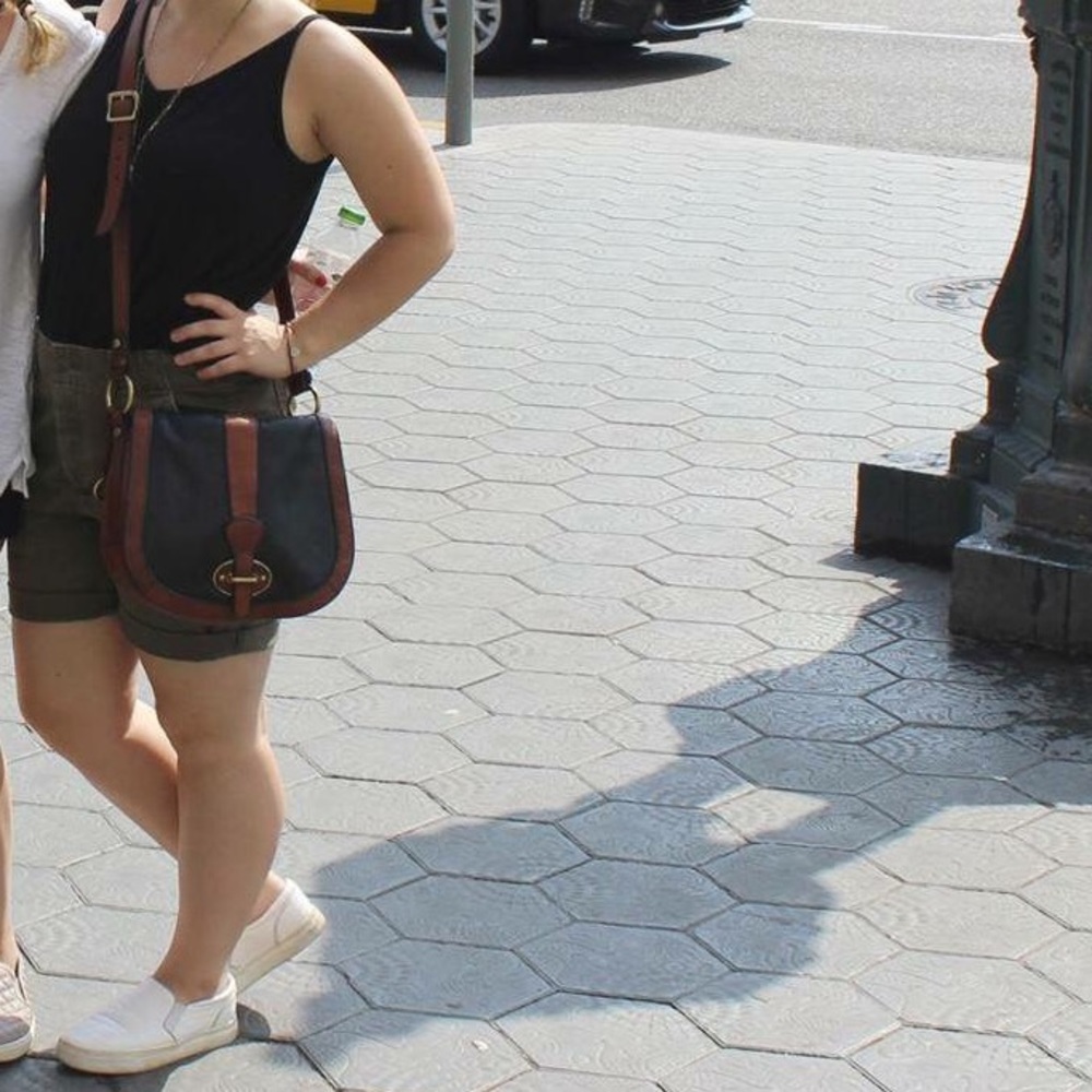 Fossil leather purse