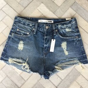 High-Rise Jean Shorts
