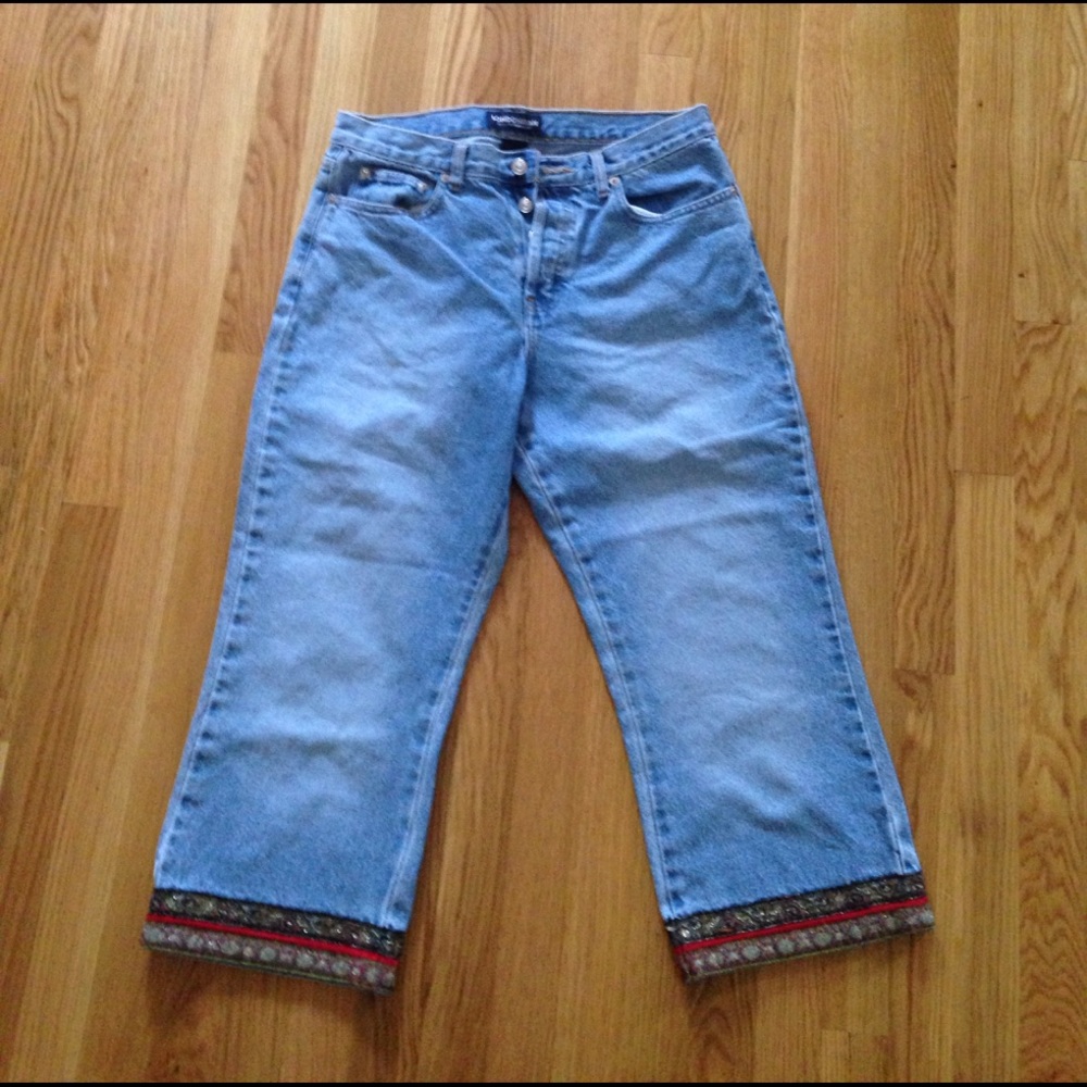 Button Fly Capris - image 1