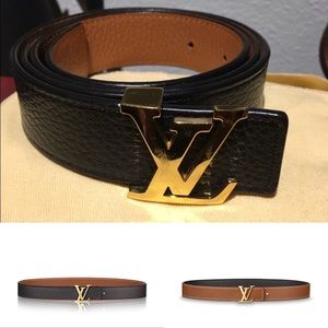 LV INITIALES REVERSIBLE BELT