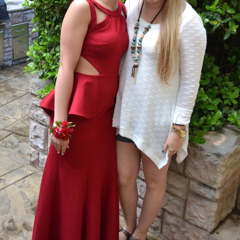 Red dress