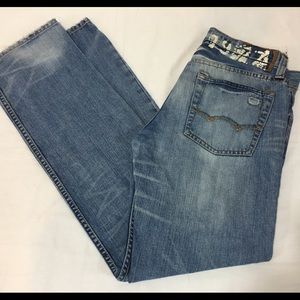 American Eagle Distressed 1977 Straight Fit 32x32