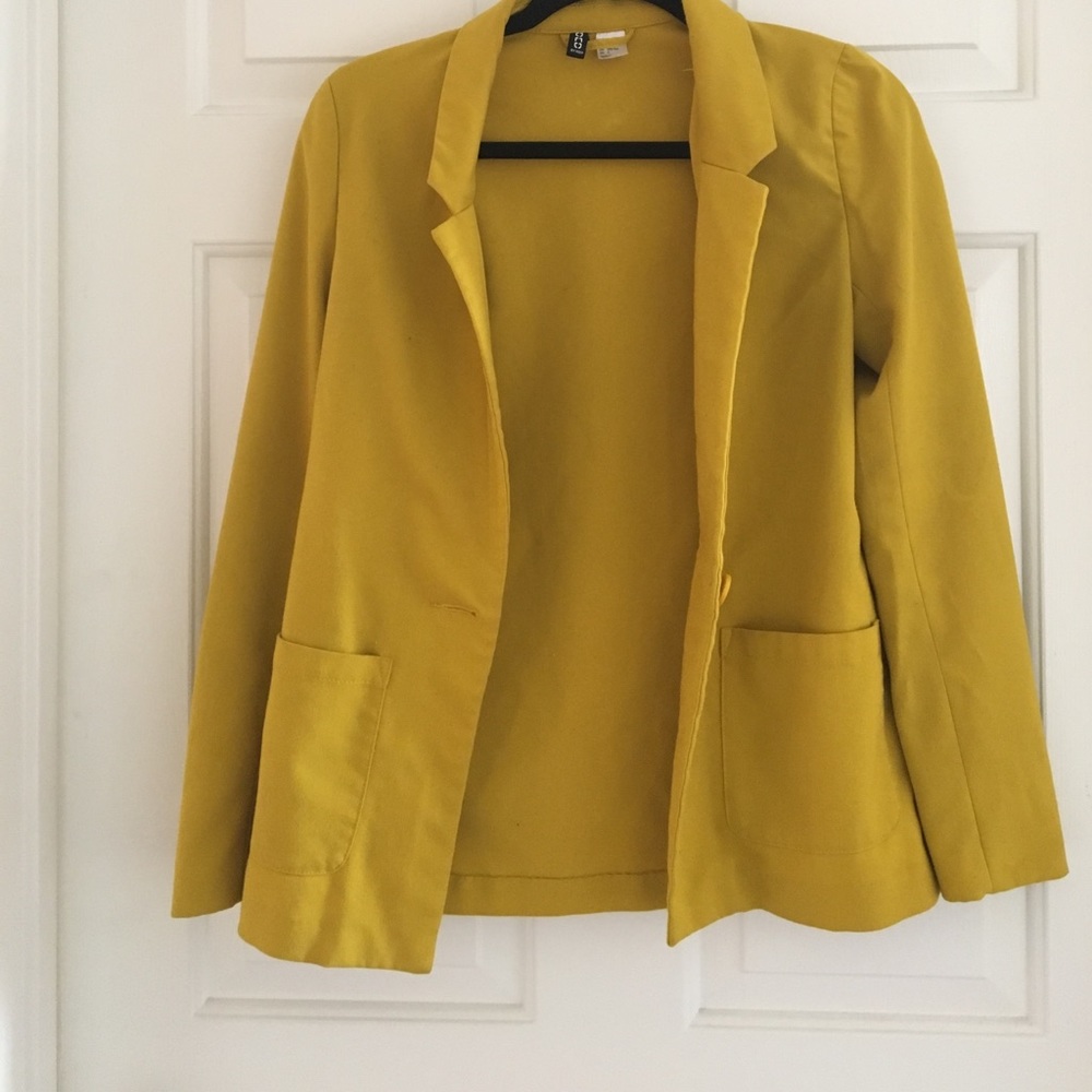 Mustard Blazer from H&M.
