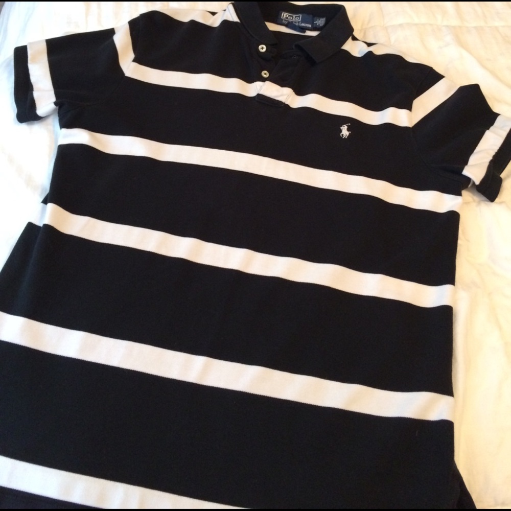 B&W short sleeve polo